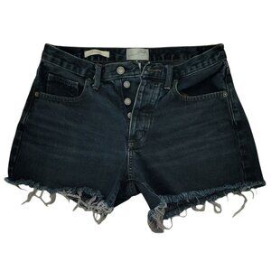 Universal Thread 90s Baggy Short Denim Jean Cut Off Button Fly Shorts Sz 4
